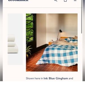 For RAICHU - Brooklinen king/Cali king size duvet cover with pillowcases